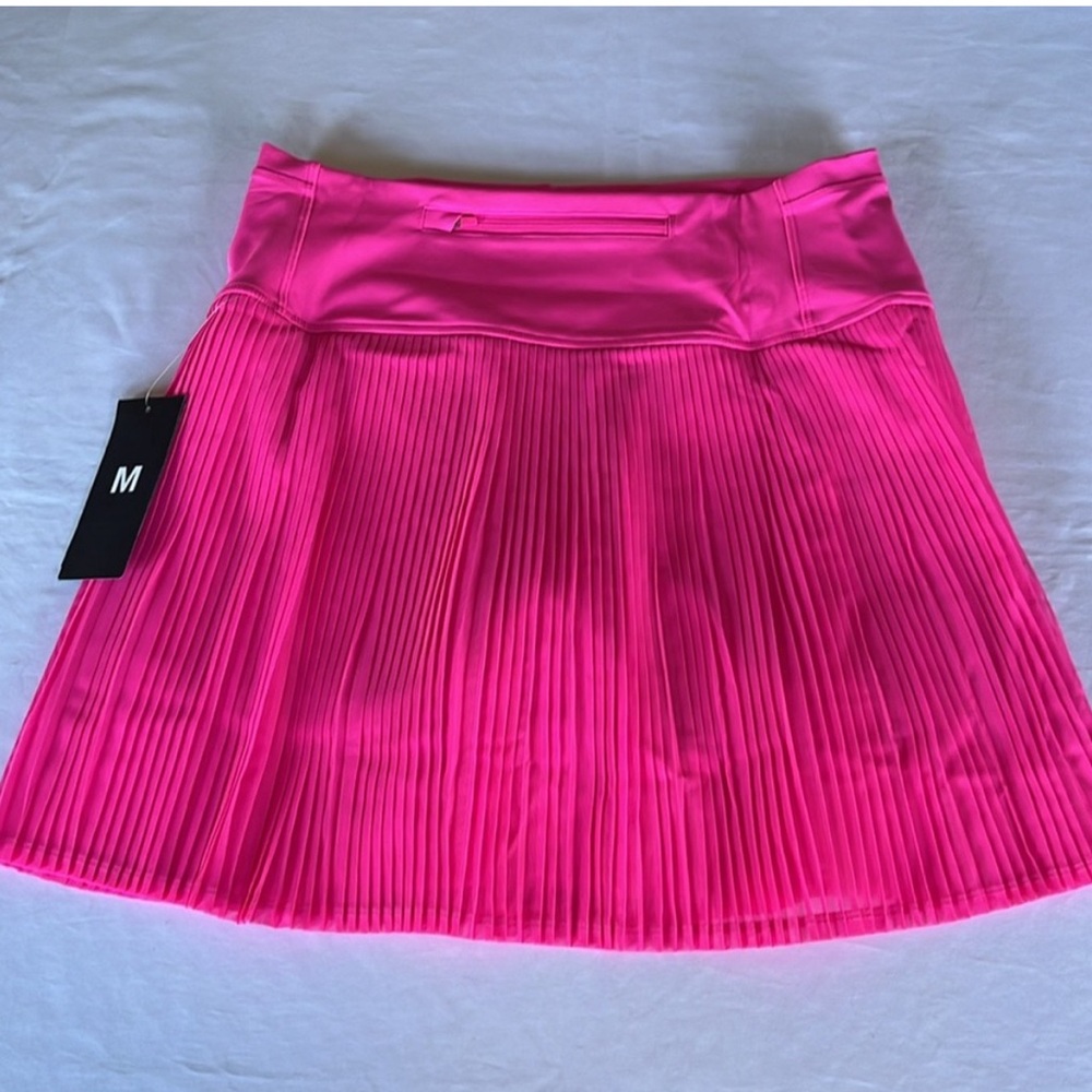 IBKUL Hot Pink Mesh Skirt Skort 18” size M - Picture 3 of 13